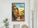 Wall Poster Abstract Face - Portrait of a Woman Against the Background of Mountains and a Small Town 151151 additionalThumb 7