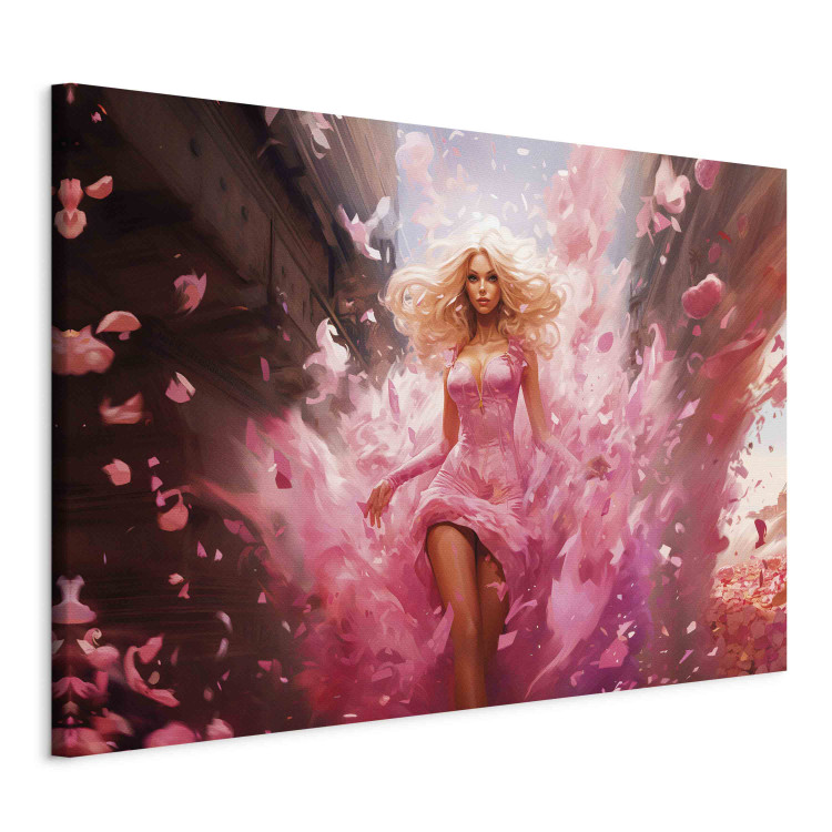 Large canvas print A Burst of Pink - Barbie at the Height of Fame in an Amazing Creation [Large Format] 151551 additionalImage 3