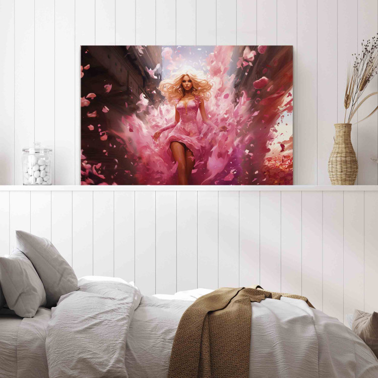 Large canvas print A Burst of Pink - Barbie at the Height of Fame in an Amazing Creation [Large Format] 151551 additionalImage 4