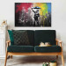 Canvas Print Singin’ in the Rain - Colorful Graffiti in the Style of Banksy 151751 additionalThumb 9