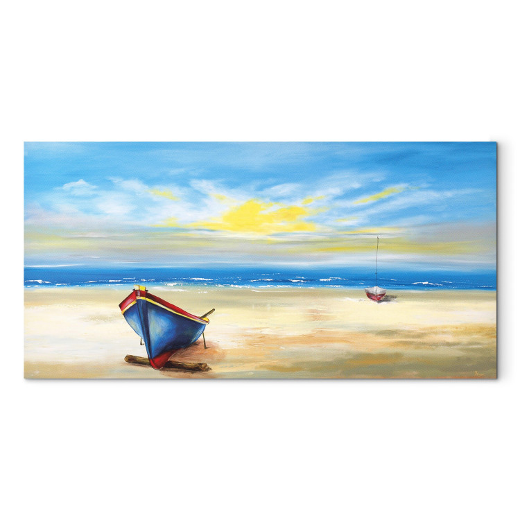 Canvas Art Print Lonely mooring 49551 additionalImage 7