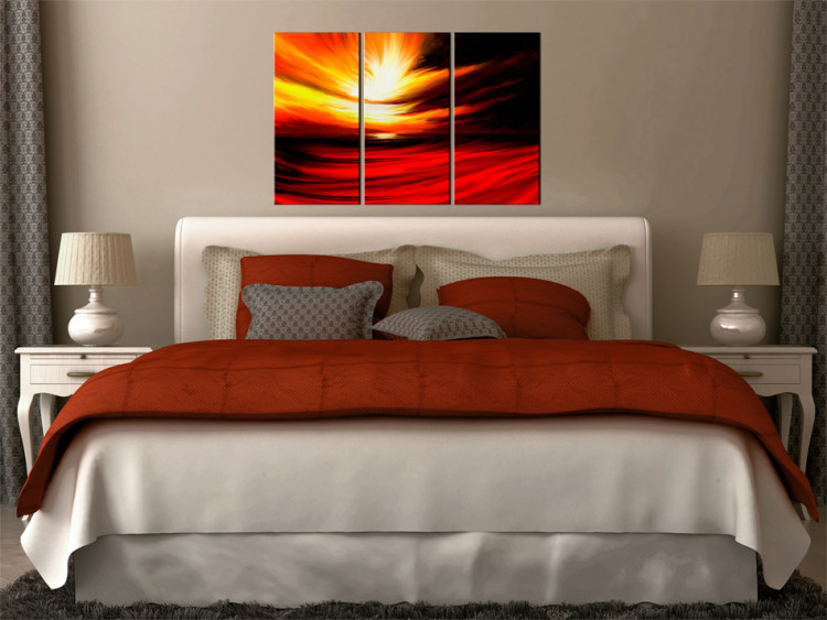 Canvas Art Print Fire from the sky 49651 additionalImage 3