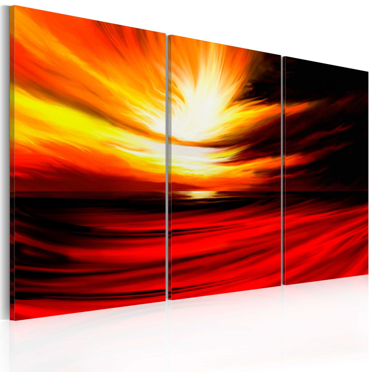 Canvas Art Print Fire from the sky 49651 additionalImage 2