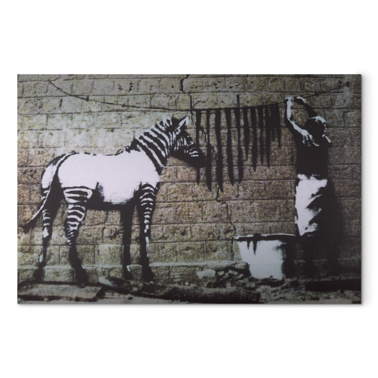 Banksy Wall Sticker Zebra