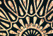Canvas Art Print Sunny Mandala (5-piece) - Japanese Graphic Motif in Zen Style 106661 additionalThumb 5