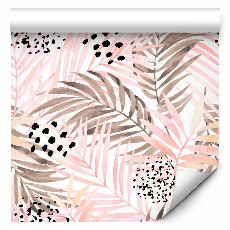 Modern Wallpaper Pink Palm Leaves 114661 additionalImage 6
