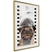 Wall Poster Pug in a Hat - funny fantasy with a mustached dog with a black and white bowtie 116361 additionalThumb 2