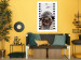 Wall Poster Pug in a Hat - funny fantasy with a mustached dog with a black and white bowtie 116361 additionalThumb 2