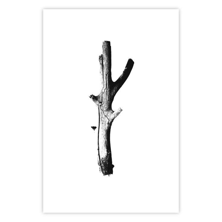Wall Poster Stick - black and white simple composition with a cut dried tree 116661 additionalImage 14