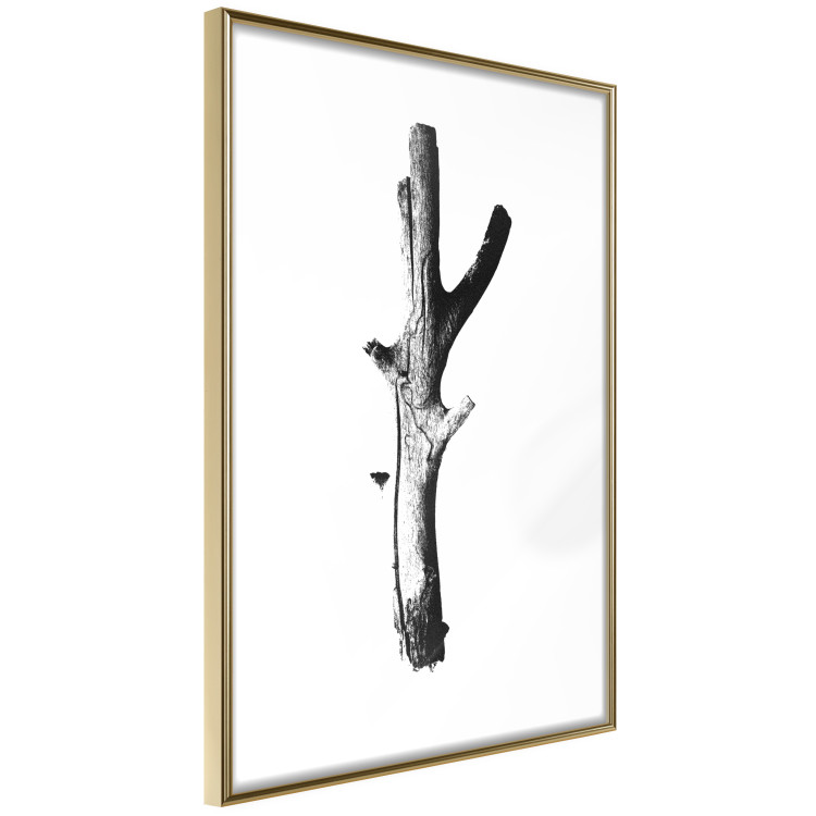 Wall Poster Stick - black and white simple composition with a cut dried tree 116661 additionalImage 3