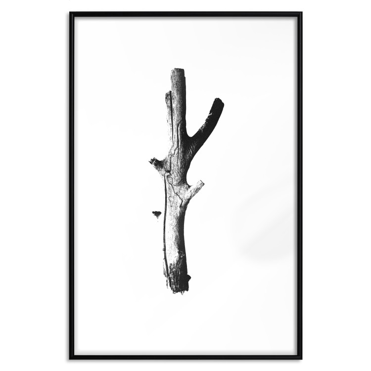 Wall Poster Stick - black and white simple composition with a cut dried tree 116661 additionalImage 20
