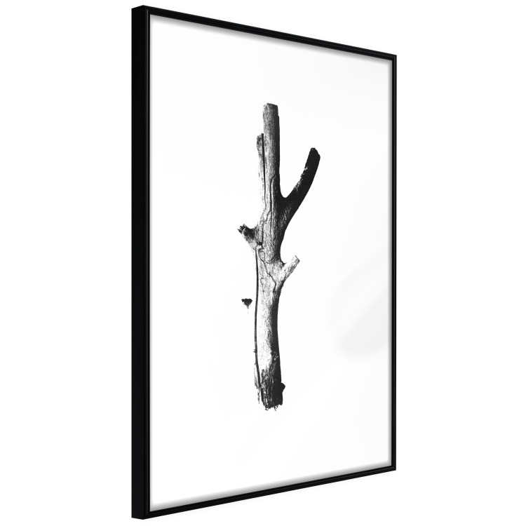 Wall Poster Stick - black and white simple composition with a cut dried tree 116661 additionalImage 2