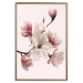 Wall Poster Delicate Magnolias - composition with light pink flowers on a pastel background 117161 additionalThumb 16
