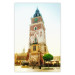 Poster Krakow: Town Hall - architecture of the Krakow city in vibrant colors 118161