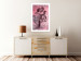 Poster Crimson Kiss - religious composition with two angels and a pink background 118261 additionalThumb 2