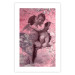 Poster Crimson Kiss - religious composition with two angels and a pink background 118261 additionalThumb 19