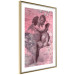 Poster Crimson Kiss - religious composition with two angels and a pink background 118261 additionalThumb 6