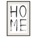 Wall Poster Home Expression - simple black and white composition with English text 119261 additionalThumb 18