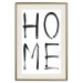Wall Poster Home Expression - simple black and white composition with English text 119261 additionalThumb 19