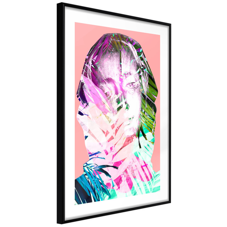 Poster Palm Madonna - portrait of an abstract colorful female face 122361 additionalImage 11
