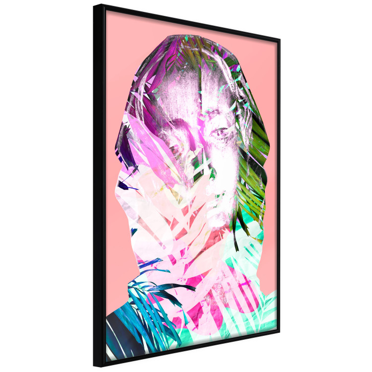 Poster Palm Madonna - portrait of an abstract colorful female face 122361 additionalImage 10