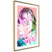 Poster Palm Madonna - portrait of an abstract colorful female face 122361 additionalThumb 8