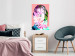 Poster Palm Madonna - portrait of an abstract colorful female face 122361 additionalThumb 23