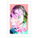 Poster Palm Madonna - portrait of an abstract colorful female face 122361 additionalThumb 18