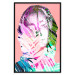 Poster Palm Madonna - portrait of an abstract colorful female face 122361 additionalThumb 20