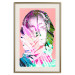 Poster Palm Madonna - portrait of an abstract colorful female face 122361 additionalThumb 21