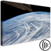 Canvas Art Print Space flight - a satellite photo of the Earth and the cloud band 123161 additionalThumb 6
