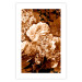 Wall Poster End of August - plant flowers and leaves in autumn sepia tone 123861 additionalThumb 25