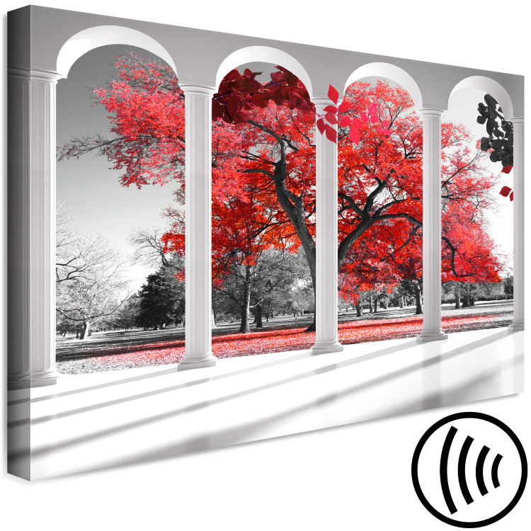 Canvas Art Print Red Maple (1 Part) Wide 124361 additionalImage 6
