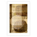 Wall Poster Golden Chocolate - abstraction made of brown wooden planks 125261 additionalThumb 19