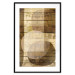 Wall Poster Golden Chocolate - abstraction made of brown wooden planks 125261 additionalThumb 15