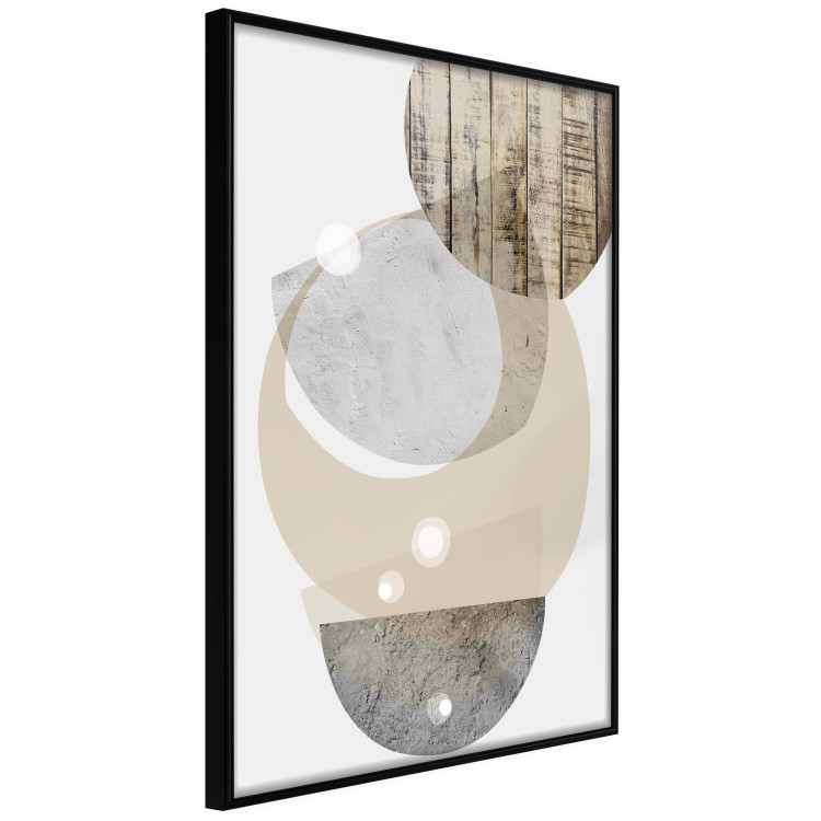Wall Poster Beige Marriage - abstract geometric figures with various textures 125361 additionalImage 12