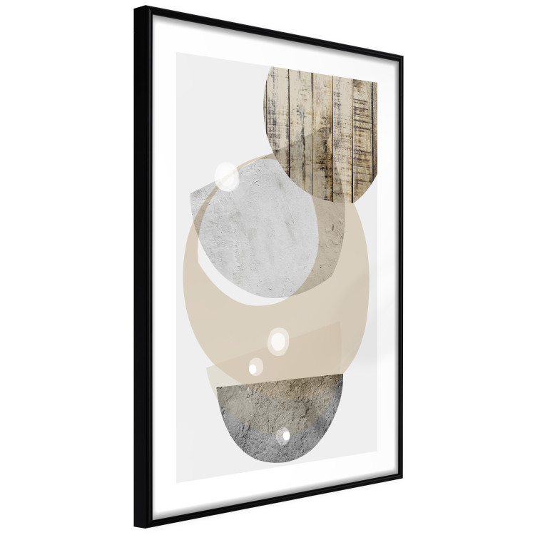 Wall Poster Beige Marriage - abstract geometric figures with various textures 125361 additionalImage 11