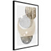 Wall Poster Beige Marriage - abstract geometric figures with various textures 125361 additionalThumb 11