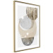 Wall Poster Beige Marriage - abstract geometric figures with various textures 125361 additionalThumb 6