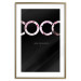 Poster I Am Fashion - pink English text on a contrasting black background 125761 additionalThumb 14