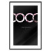 Poster I Am Fashion - pink English text on a contrasting black background 125761 additionalThumb 17