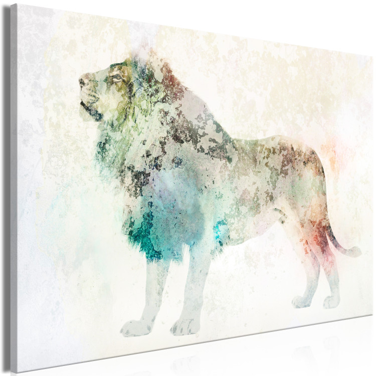 Large canvas print Colourful King [Large Format] 127561 additionalImage 3