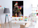 Poster Marufi - portrait of abstract black dog with colorful accents 128361 additionalThumb 2