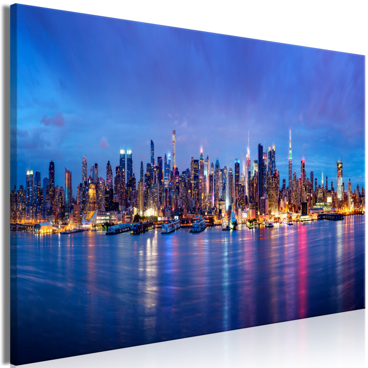 Large canvas print New York Nights [Large Format] 128661 additionalImage 3
