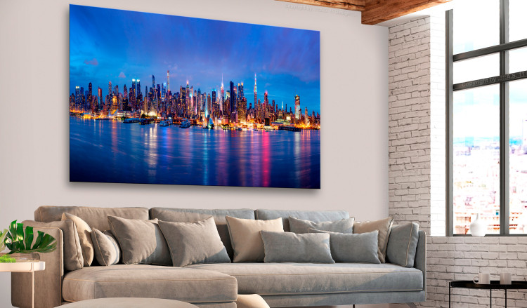 Large canvas print New York Nights [Large Format] 128661 additionalImage 6