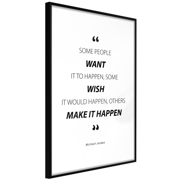 Poster Quote - Micheal Jordan - black and white composition with motivational quotes 128861 additionalImage 6
