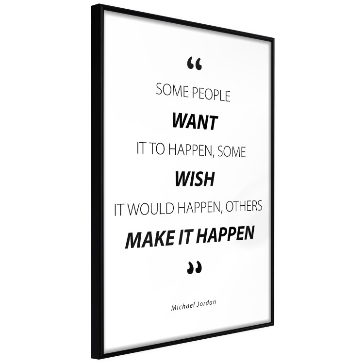 Poster Quote - Micheal Jordan - black and white composition with motivational quotes 128861 additionalImage 11