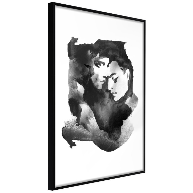 Wall Poster Love Longing - romantic couple on a solid white background 132161 additionalImage 11