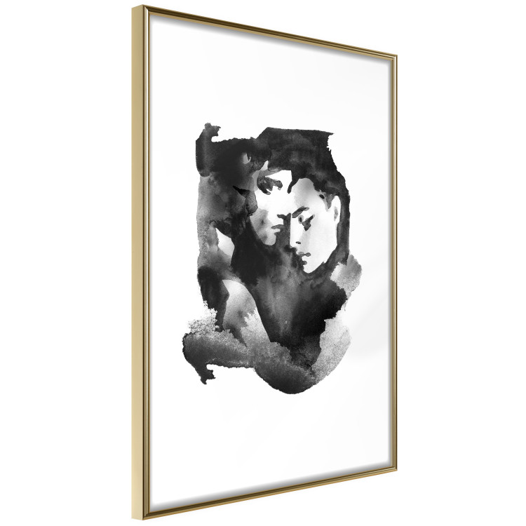 Wall Poster Love Longing - romantic couple on a solid white background 132161 additionalImage 9