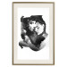Wall Poster Love Longing - romantic couple on a solid white background 132161 additionalThumb 20